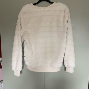 Crave Fame Cream Textured Sweater